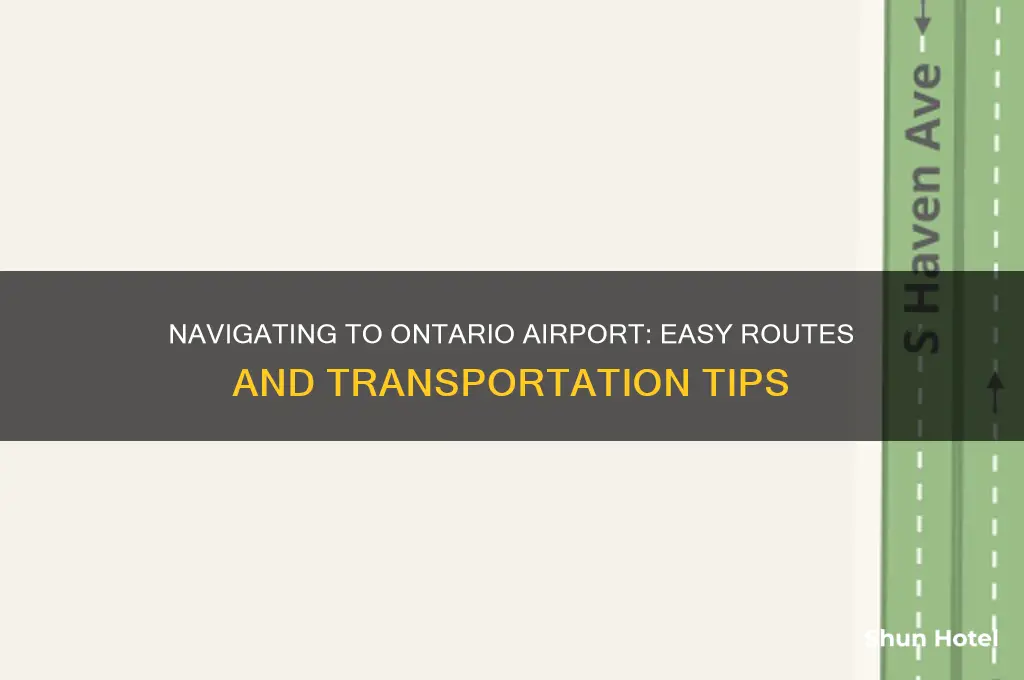how to get to ontario airport