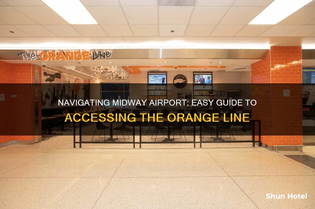 how to get to orange line at midway airport