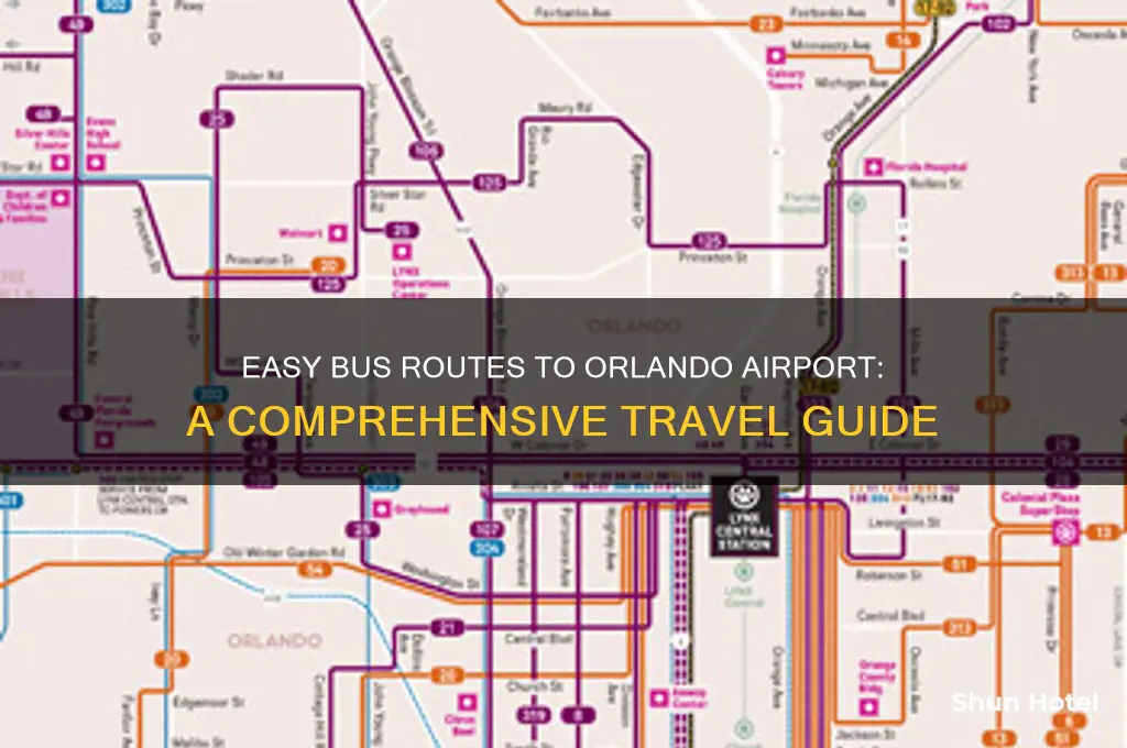 how to get to orlando airport by bus