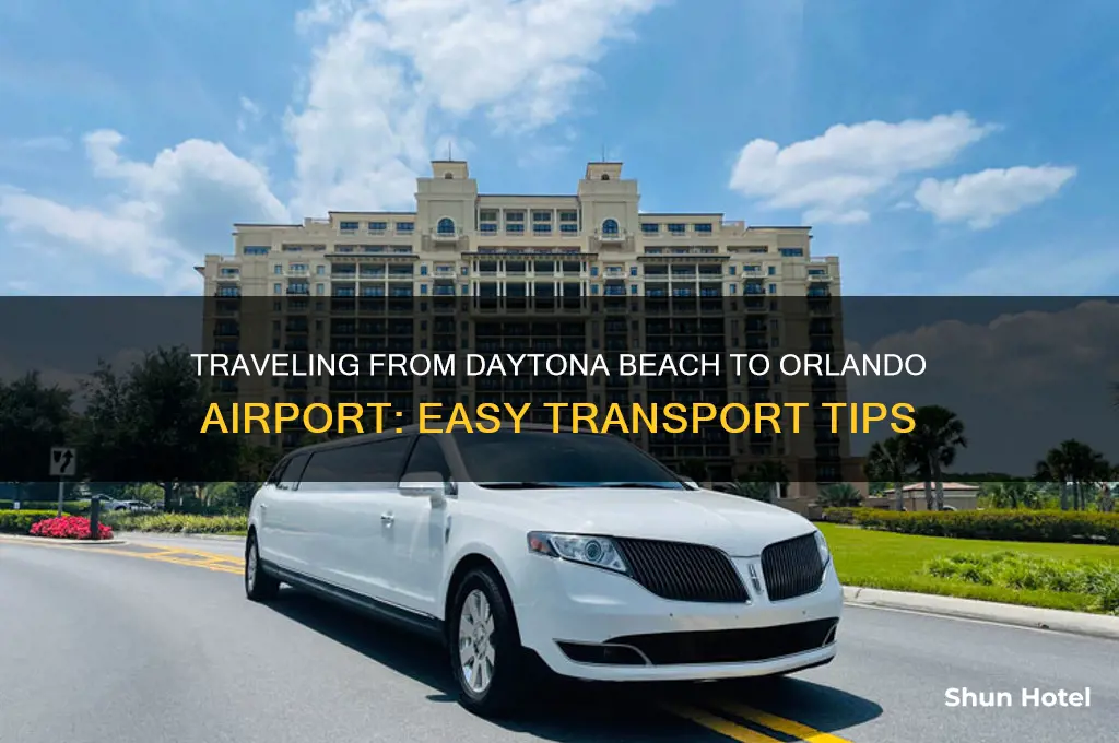 how to get to orlando airport from daytona beach
