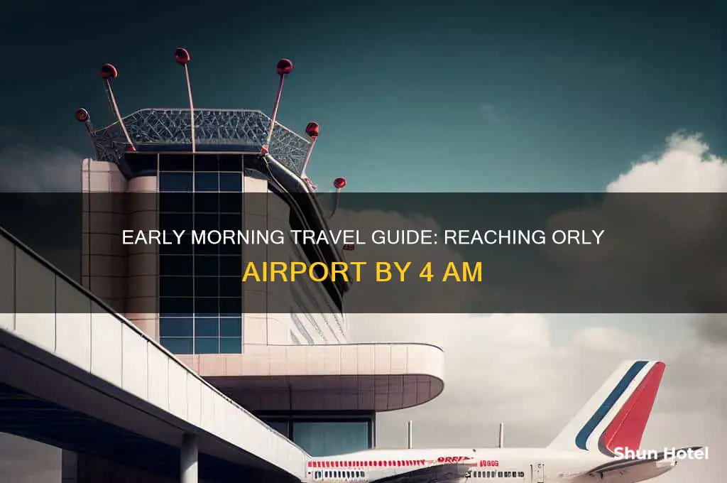 how to get to orly airport at 4am