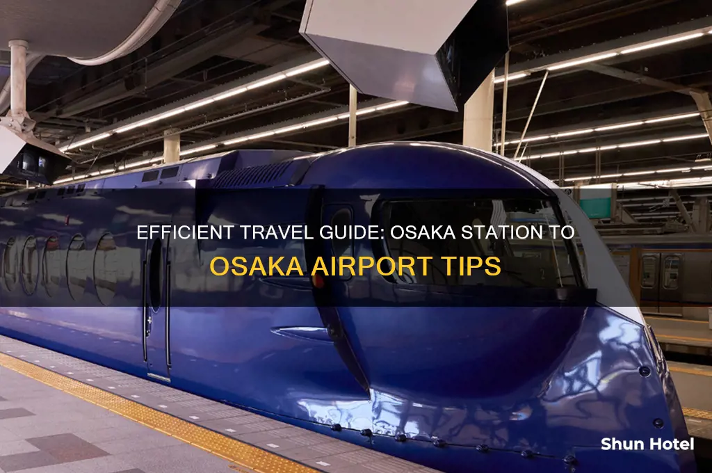 how to get to osaka airport from osaka station