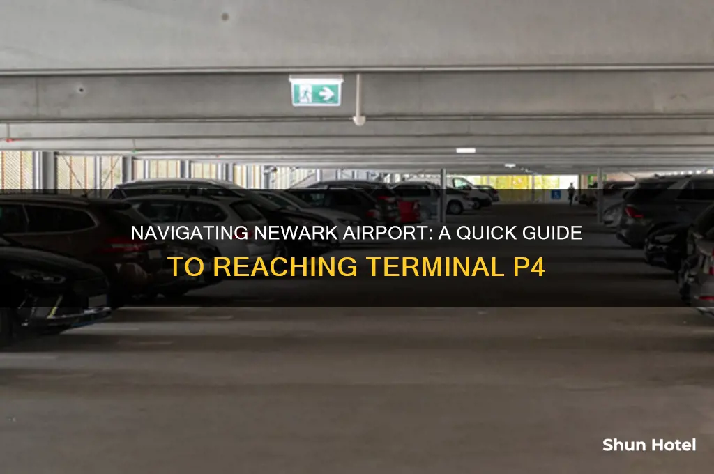 how to get to p4 at newark airport