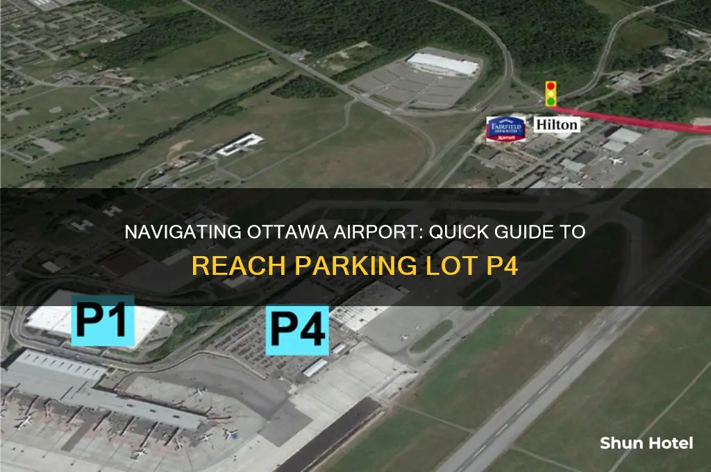 how to get to p4 at ottawa airport