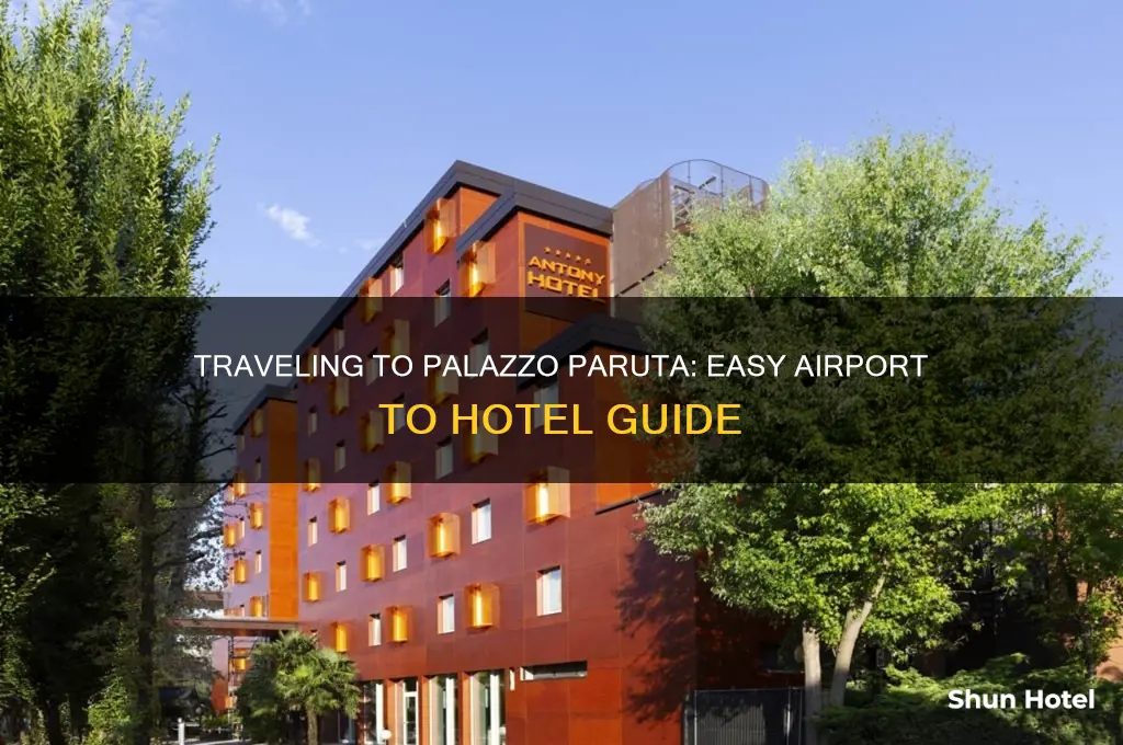 how to get to palazzo paruta from airport