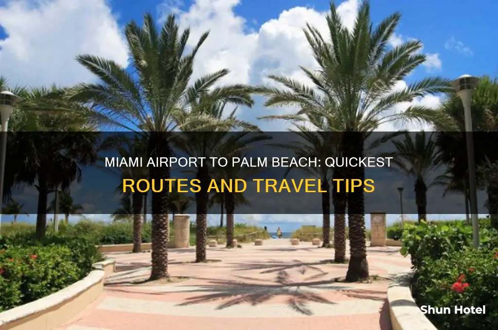 how to get to palm beach from miami airport