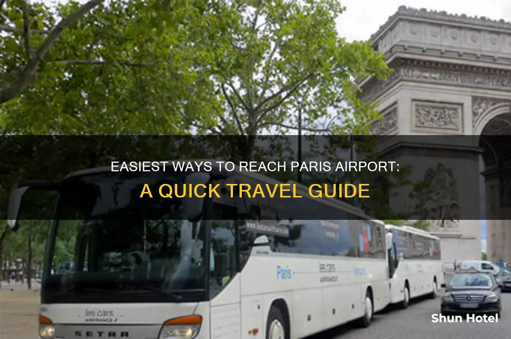 how to get to paris airport