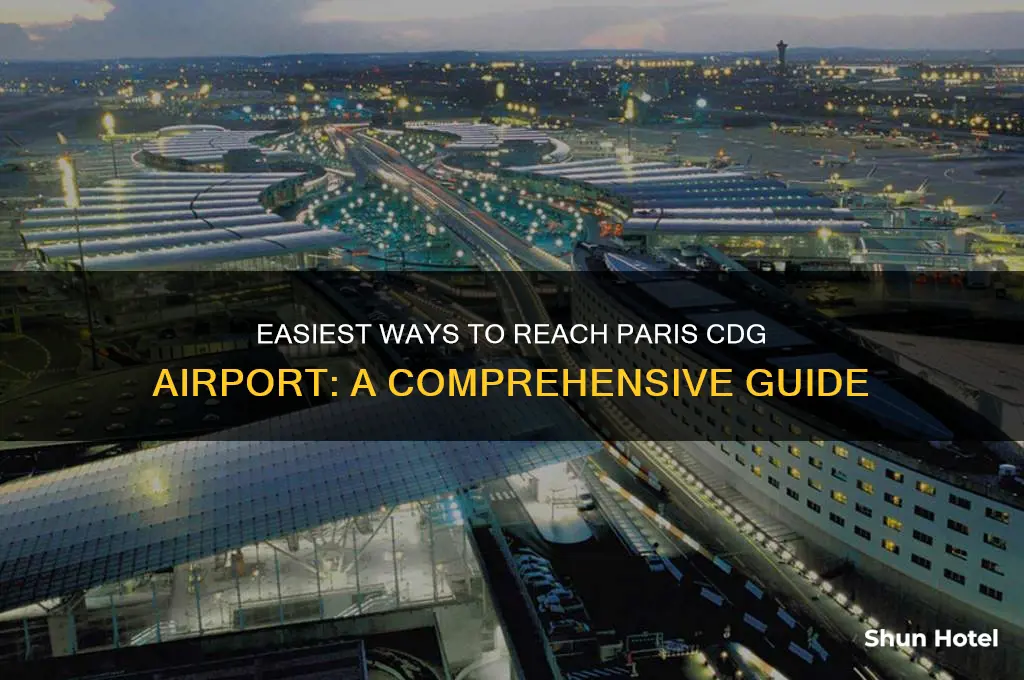 how to get to paris cdg airport