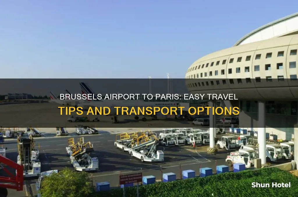 how to get to paris from brussels airport