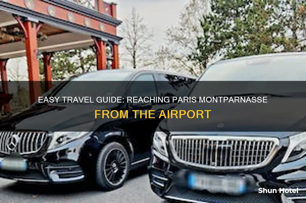 how to get to paris montarnase from the airport