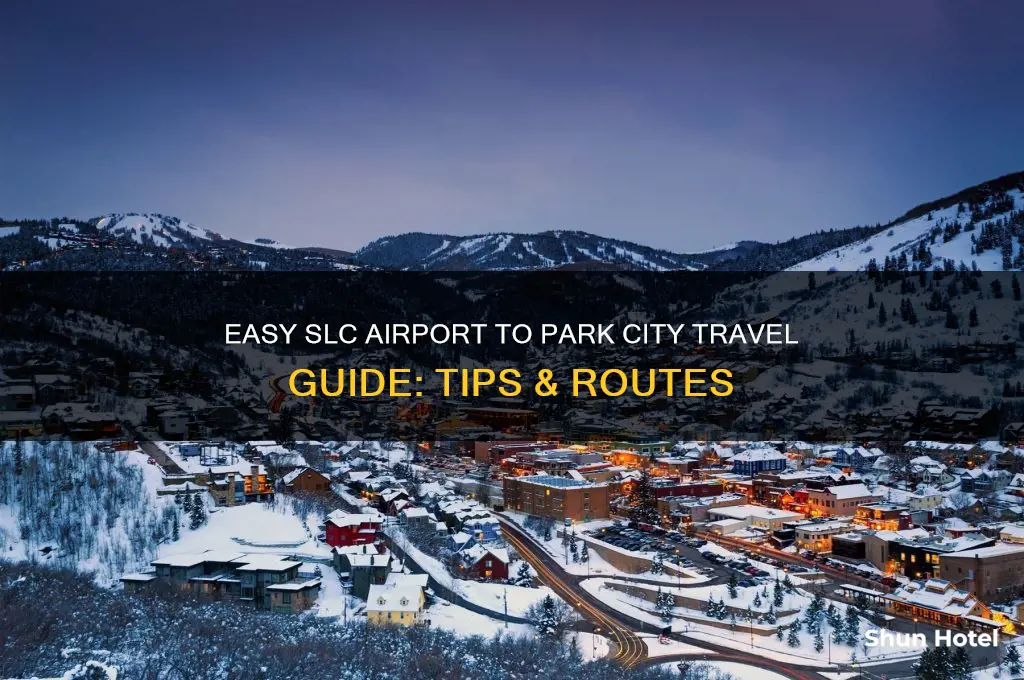how to get to park city from slc airport