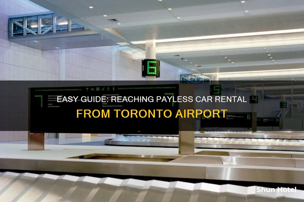 how to get to payless car rental from toronto airport