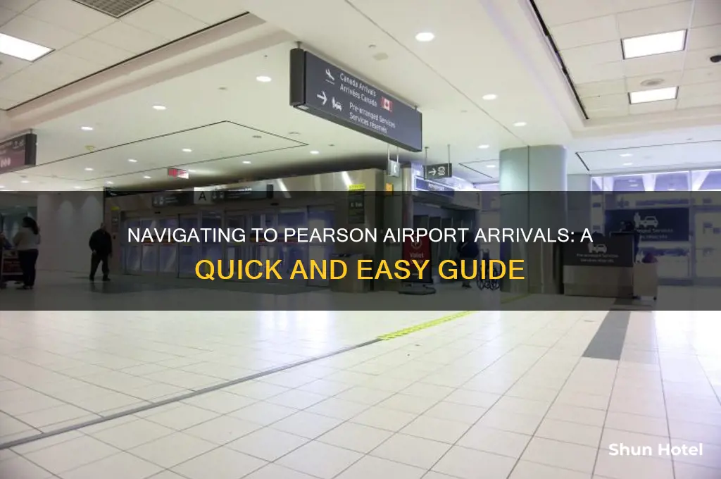 how to get to pearson airport arrivals