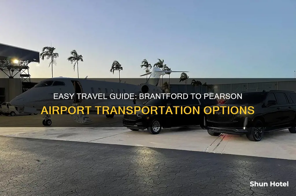 how to get to pearson airport from brantford