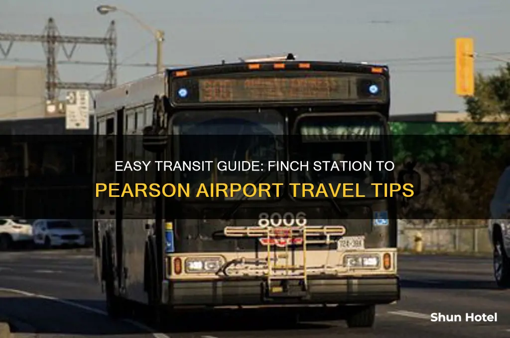 how to get to pearson airport from finch station