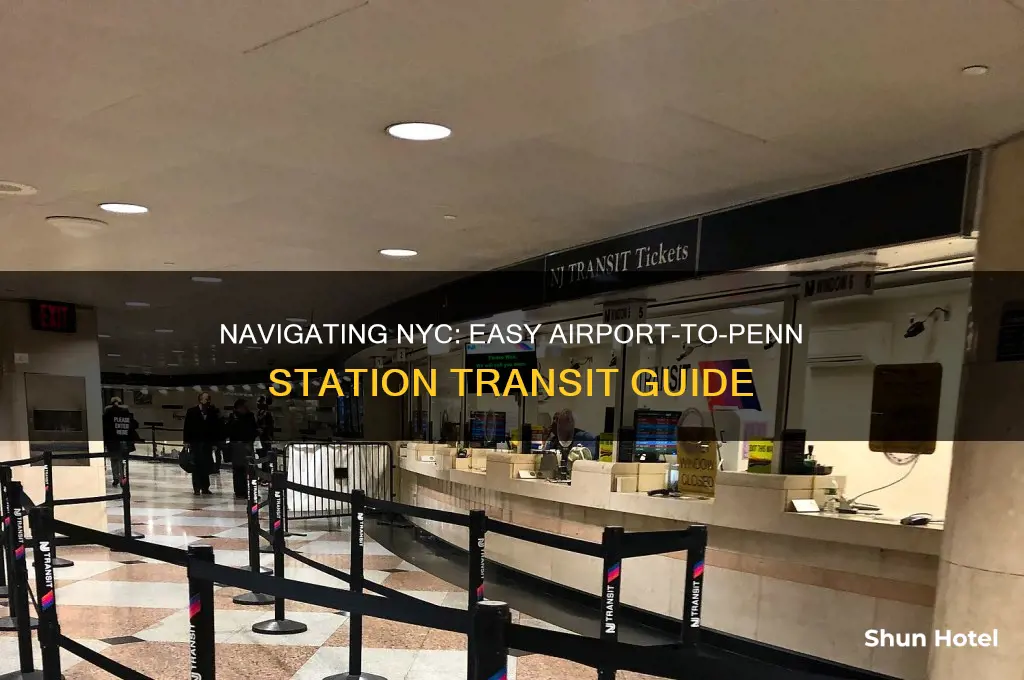 how to get to penn station from nyc airports