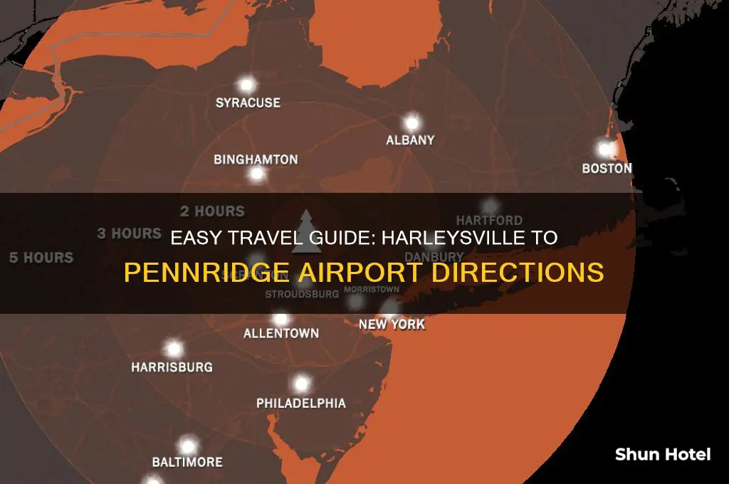 how to get to pennridge airport from harleysville pennsylvania
