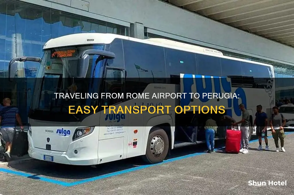how to get to perugia from rome airport