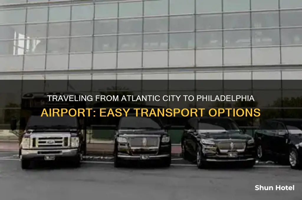 how to get to philadelphia airport from atlantic city