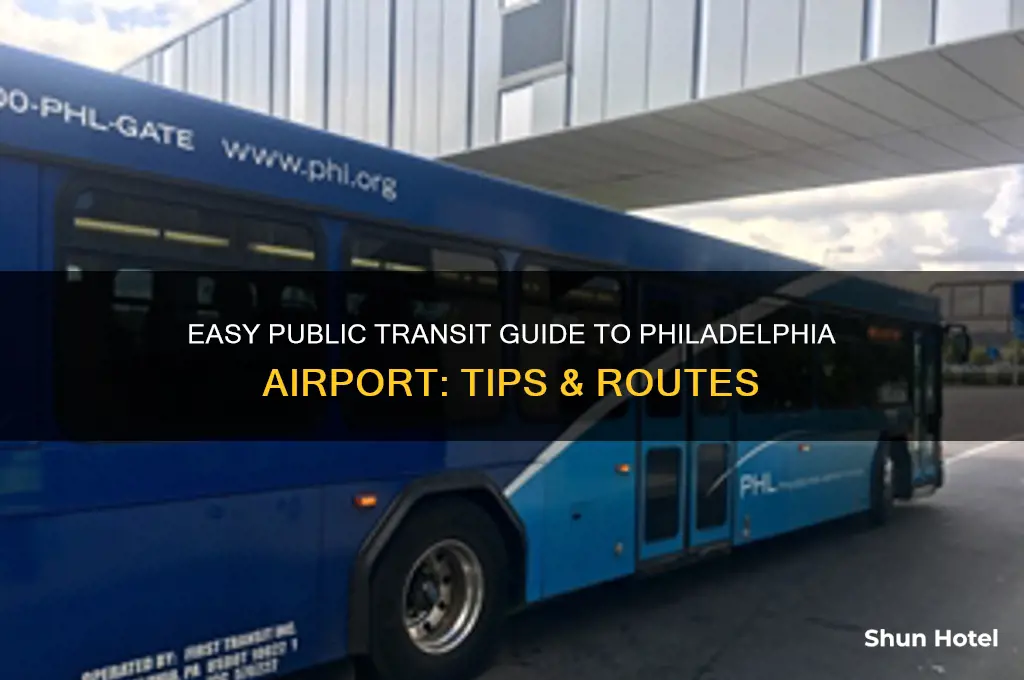 how to get to philadelphia airport public transportation