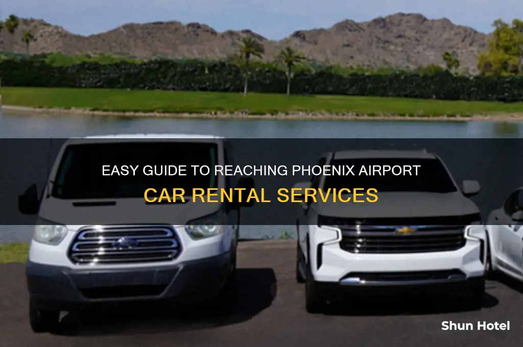 how to get to phoenix airport car rental
