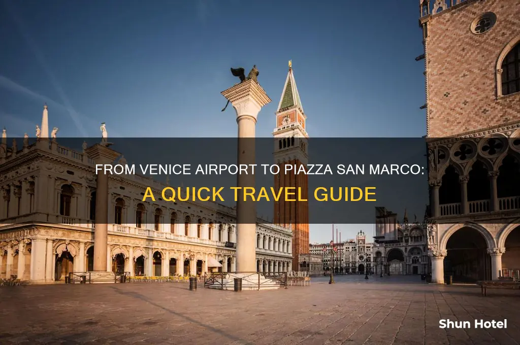 how to get to piazza san marco from airport