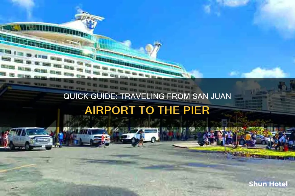 how to get to pier from san juan airport