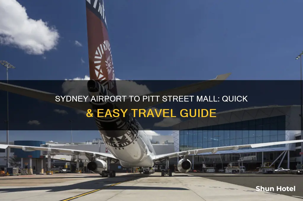 how to get to pitt street mall from sydney airport