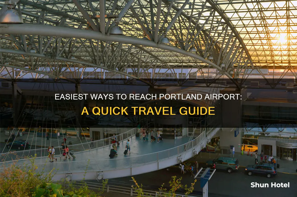 how to get to portland airport