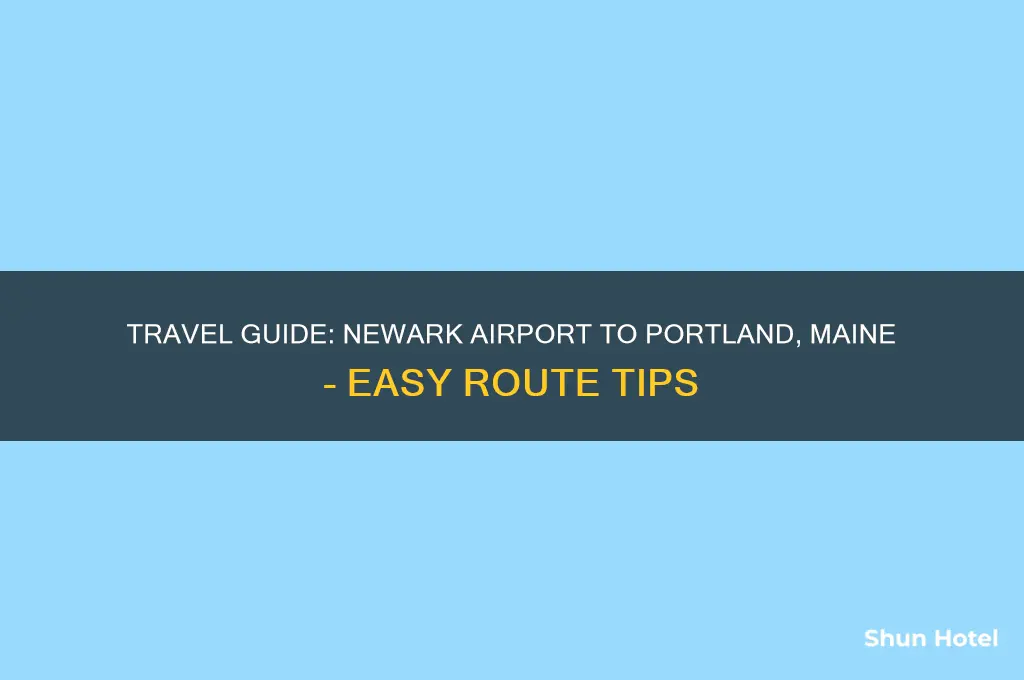 how to get to portland maine from newark airport