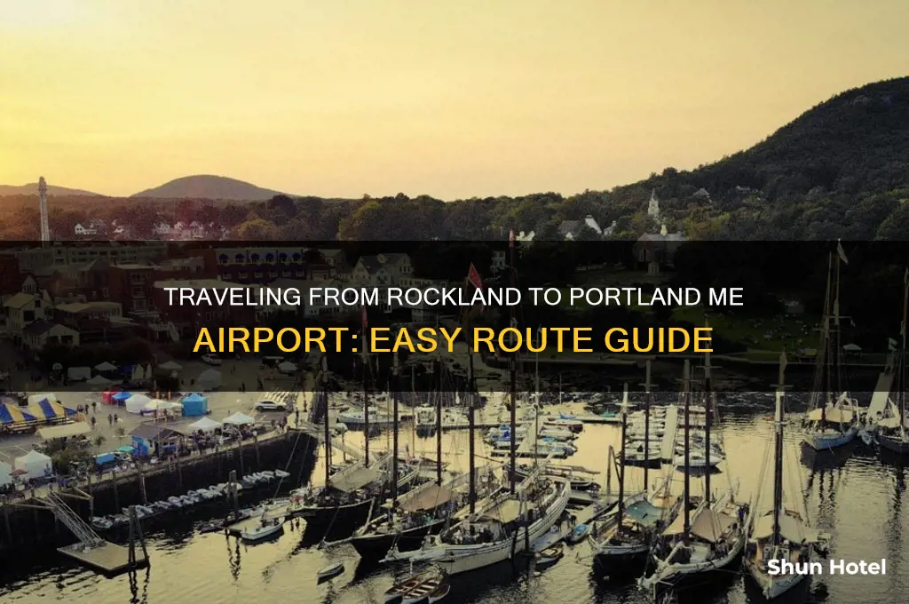 how to get to portland me airport from rockland me