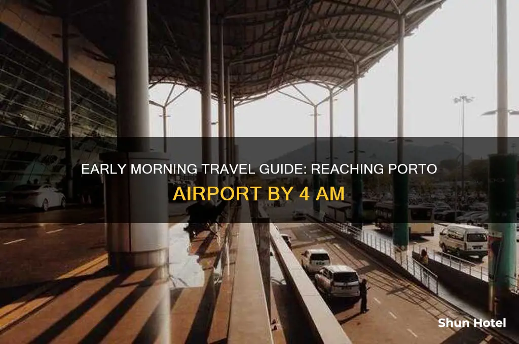 how to get to porto airport at 4am