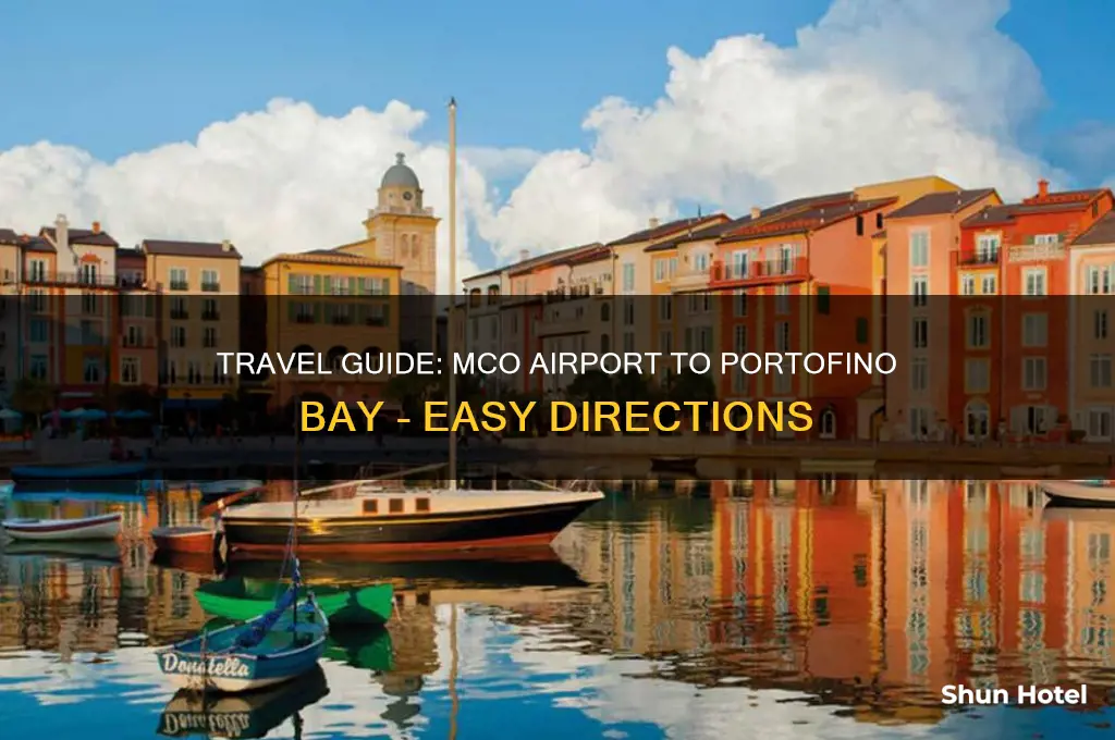how to get to portofino bay from mco airport