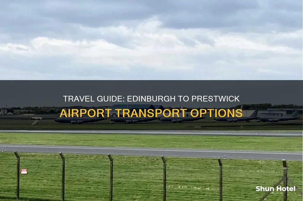 how to get to prestwick airport from edinburgh