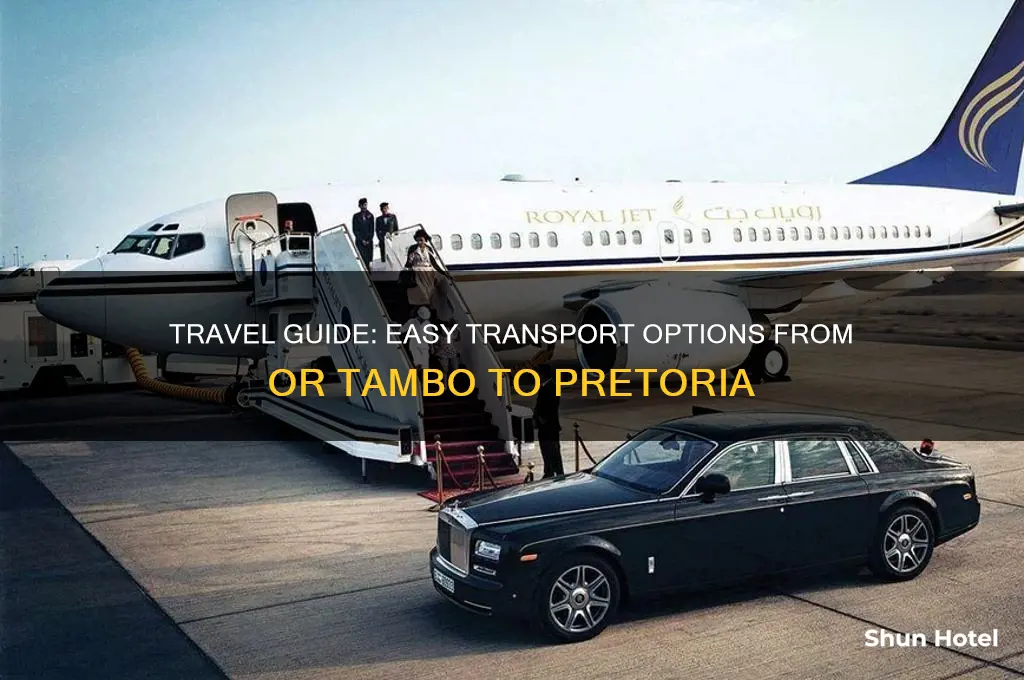 how to get to pretoria from or tambo airport