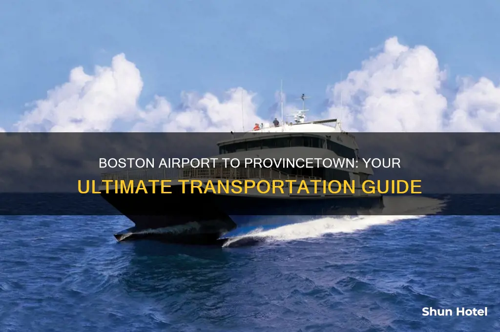 how to get to provincetown from boston airport