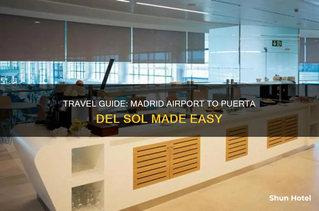 how to get to puerta del sol from madrid airport