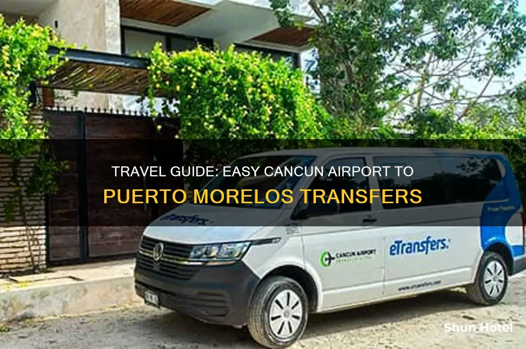 how to get to puerto morelos from cancun airport