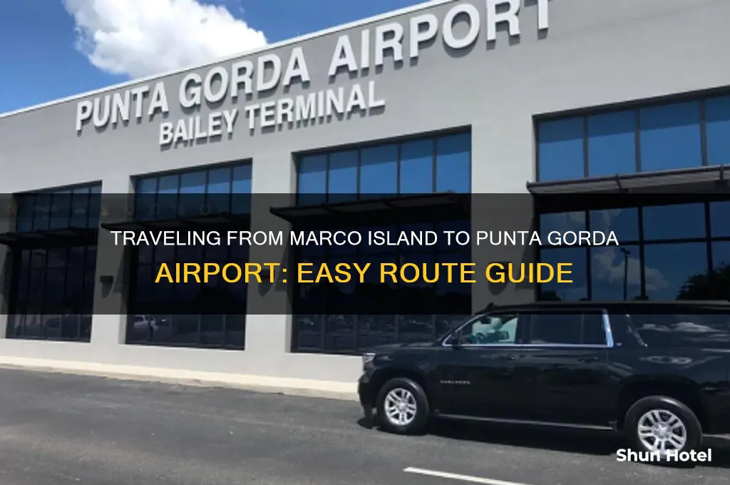 how to get to punta gorda airport from marco island