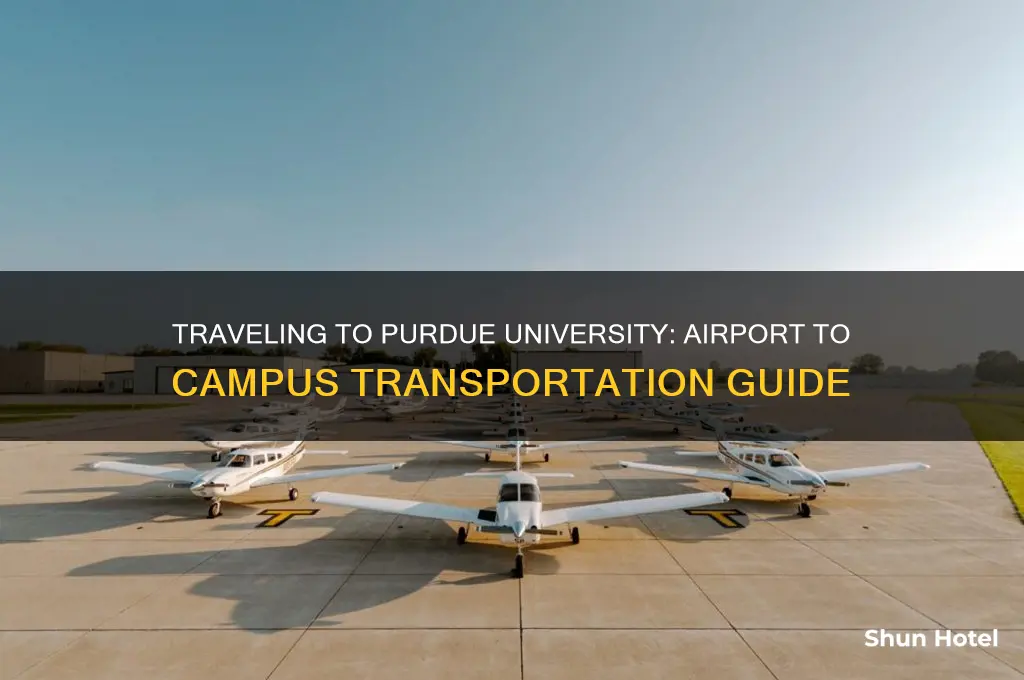 how to get to purdue university from airport