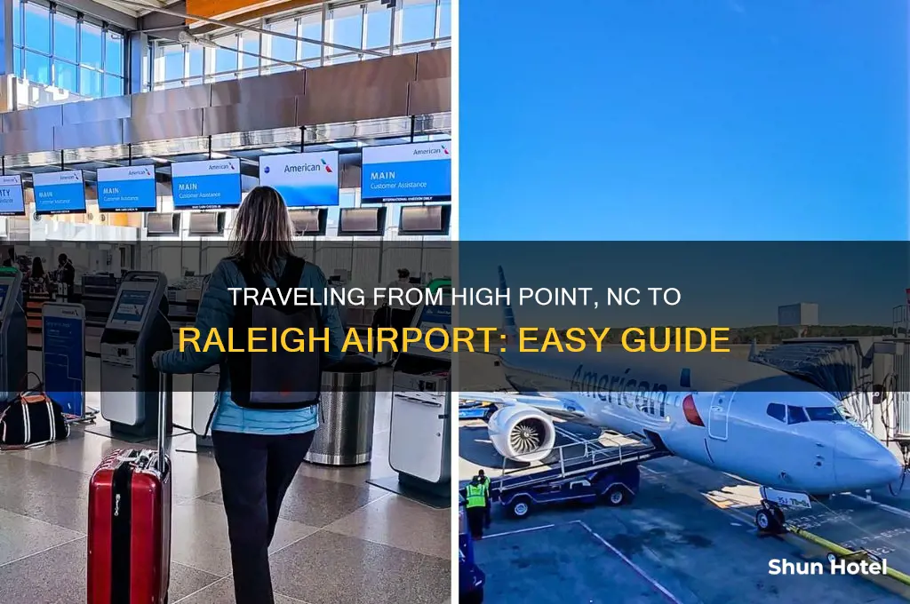 how to get to raleigh airport from high point nc