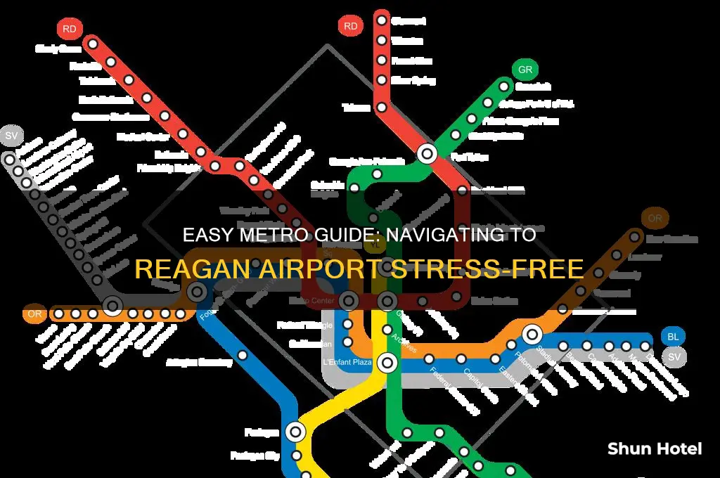 how to get to reagan airport by metro