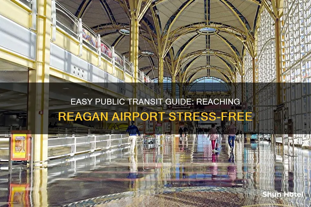 how to get to reagan airport using public transportation