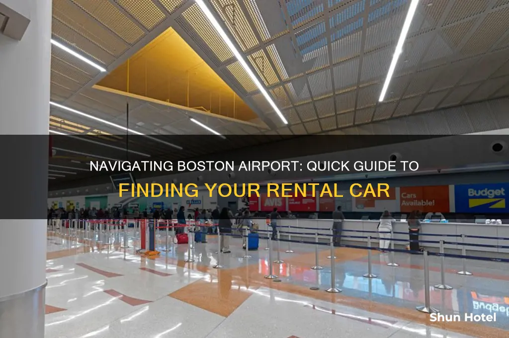 how to get to rental car at boston airport