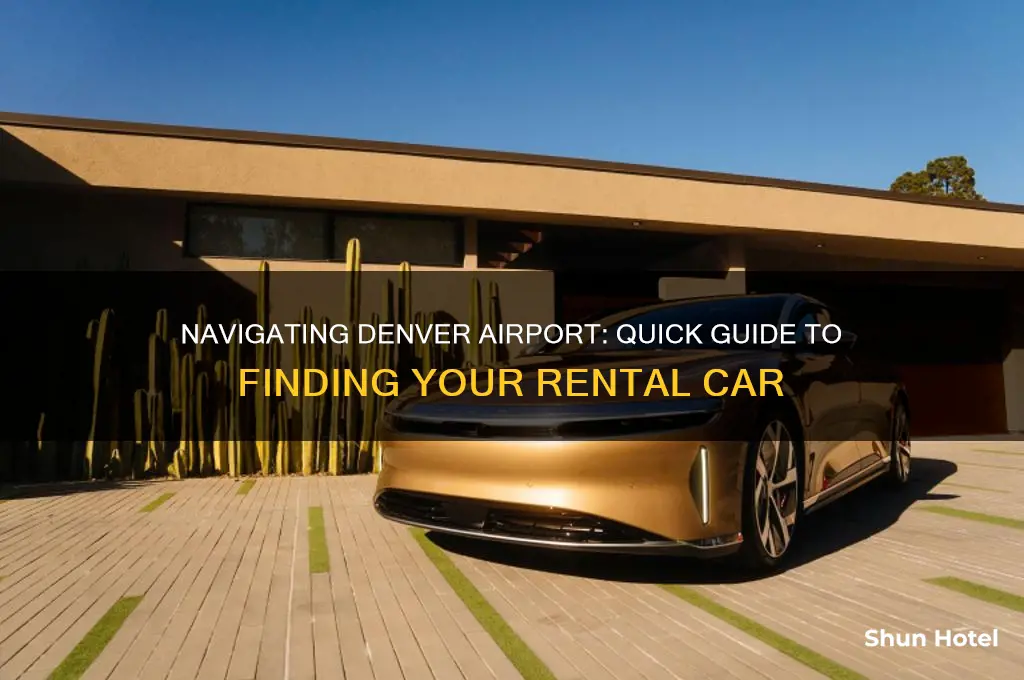 how to get to rental car at denver airport