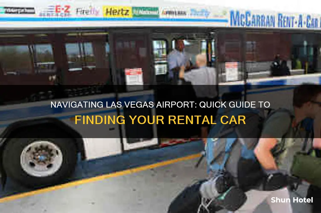 how to get to rental car at las vegas airport