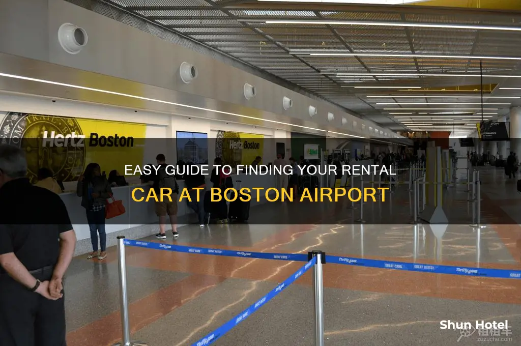 how to get to rental car boston airport