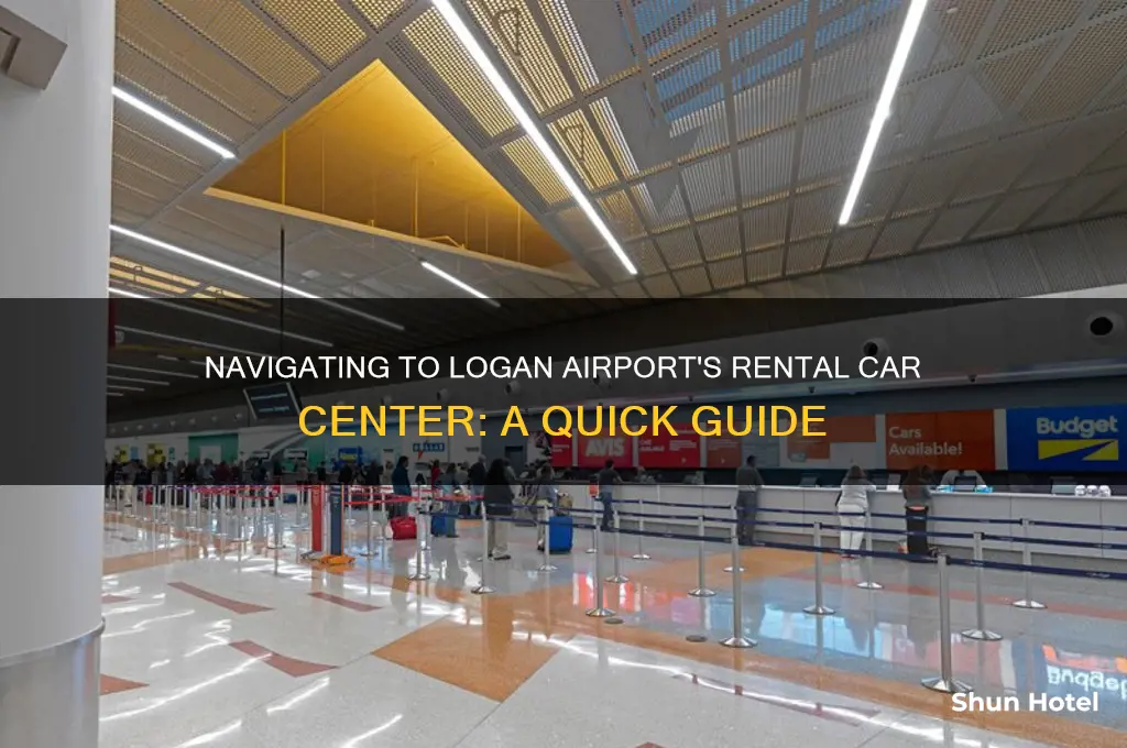 how to get to rental car center logan airport