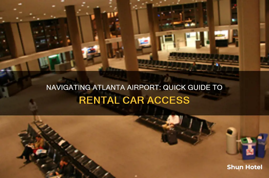 how to get to rental cars at atlanta airport