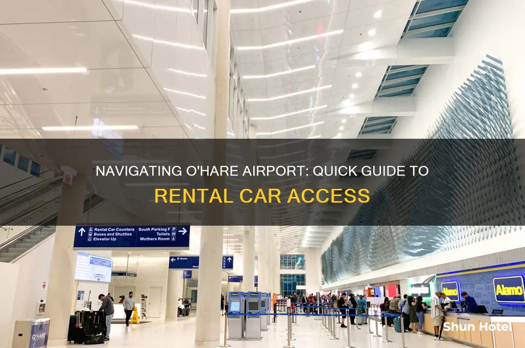 how to get to rental cars at o hare airport